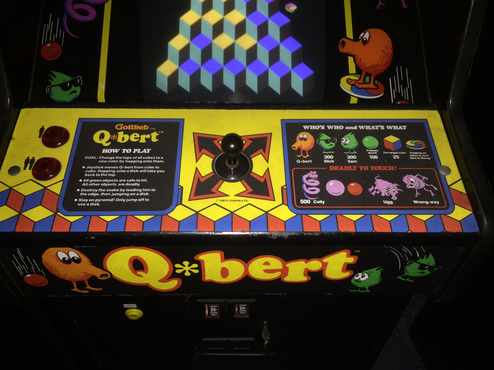 qbert arcade game for sale