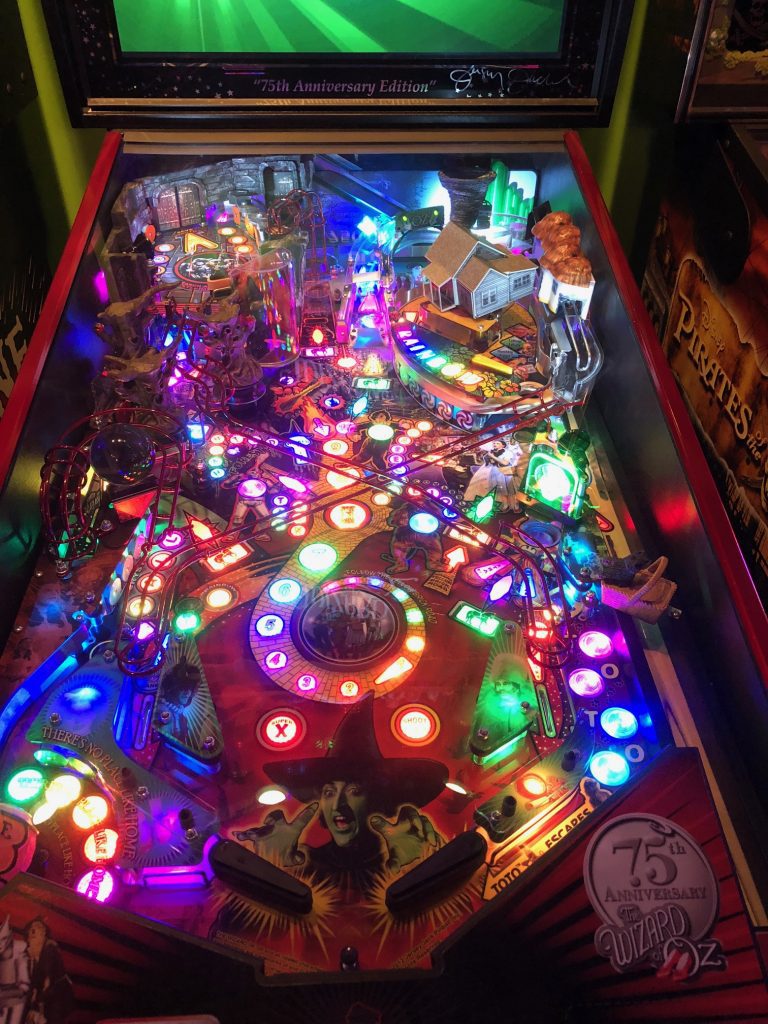 75th anniversary wizard of oz pinball machine