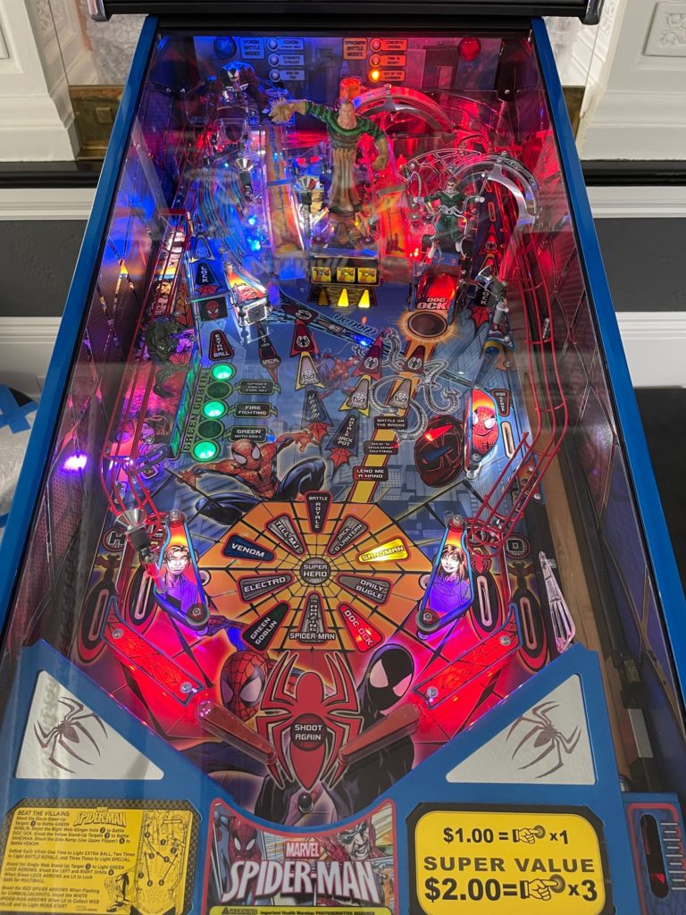 Custom Stern Spiderman Vault Edition Pinball Endless Pinball