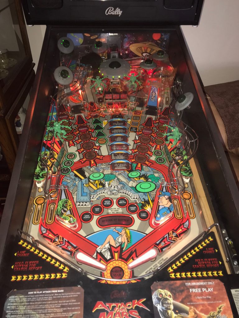 Attack From Mars Pinball Game For Sale!
